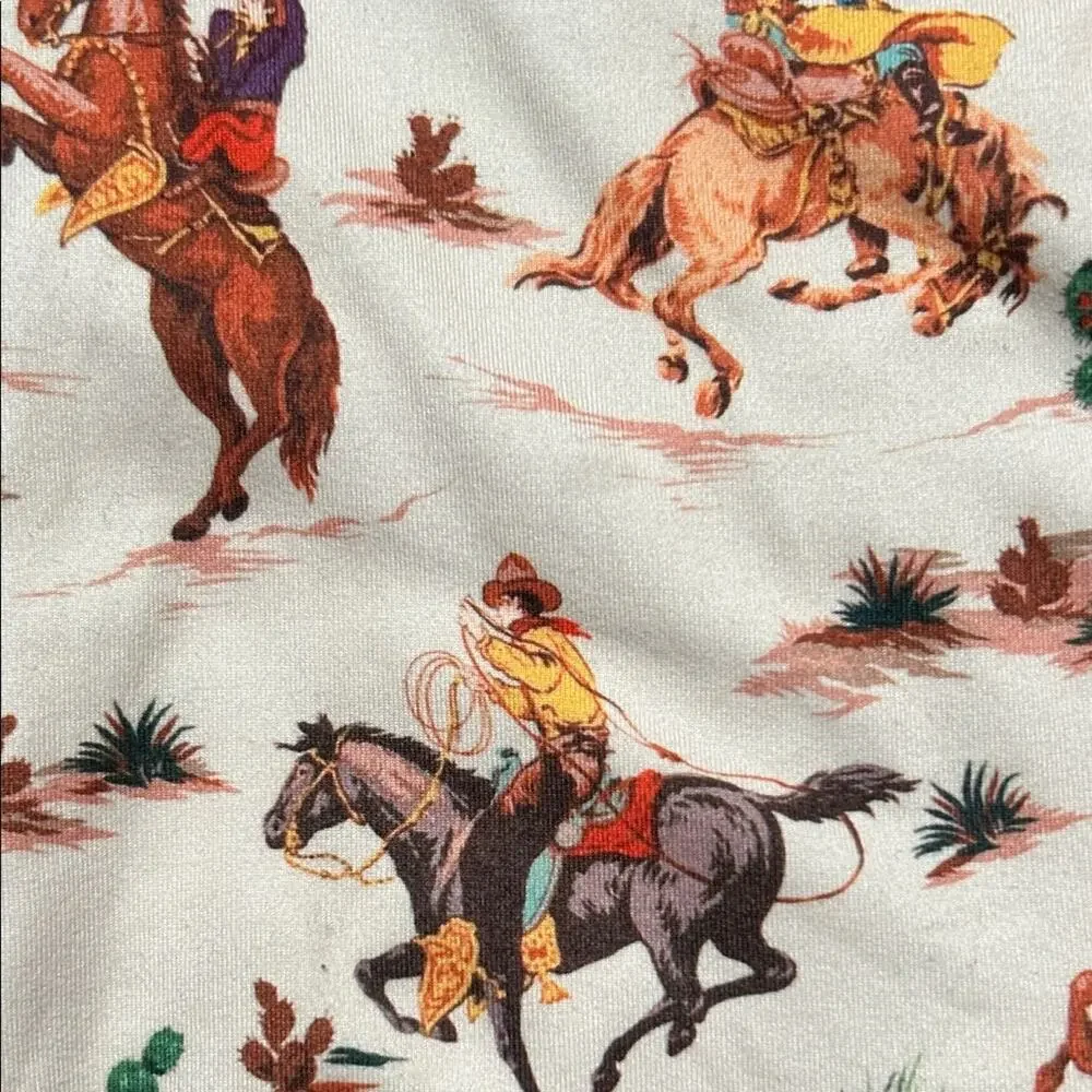 Baby’s Western Adventure Jumpsuit PJs, Size 3-6 Months